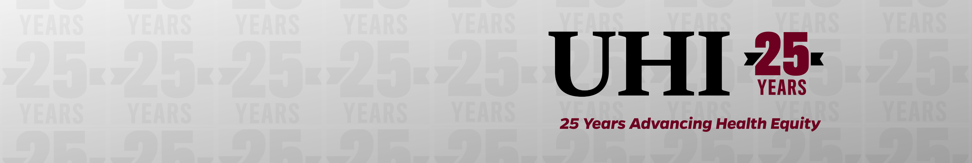 UHI Anniversary Banner