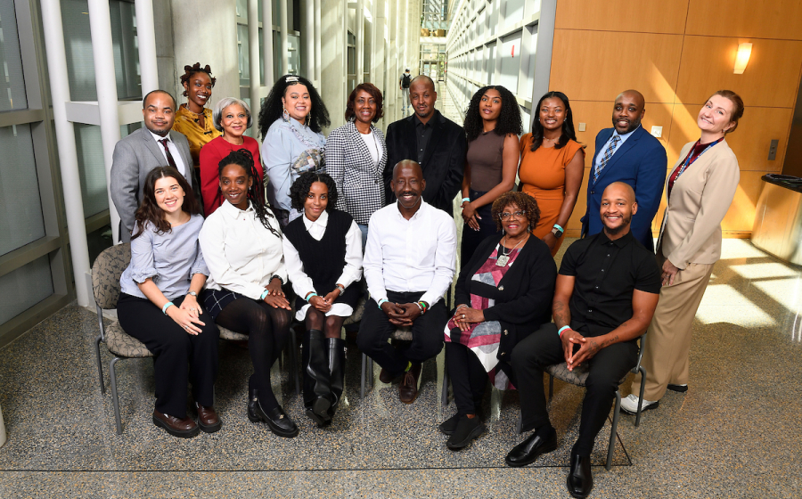 Group photo of the UHI Team, PPHUF team, and the Lacks family.