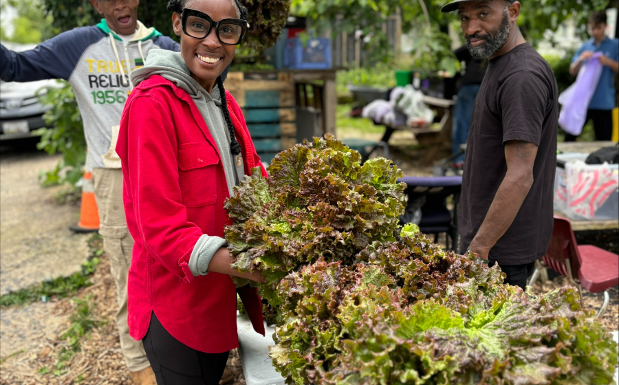 Three farmers at the PPHUF.