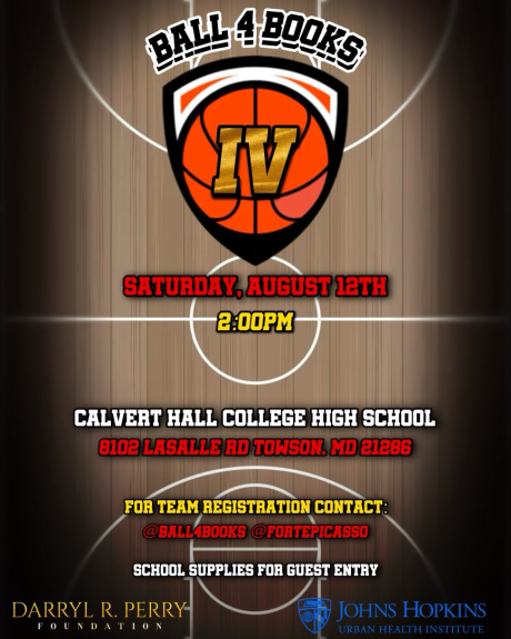 Ball 4 Books flyer by Darryl Perry Ball 4 Books flyer by Darryl Perry